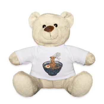 Slurping expressly allowed - Teddy Bear - white - Front