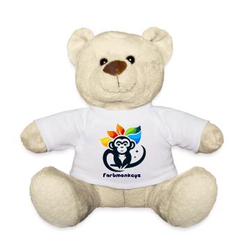 Color Monkey - Teddy Bear - white - Front