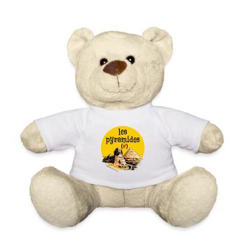 Egypt I love the pyramids - Teddy Bear - white - Front