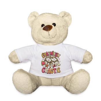 Charmingly Chaotic – Charm Chaos - Teddy Bear - white - Front