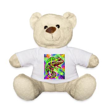 chameleon - Teddy Bear - white - Front