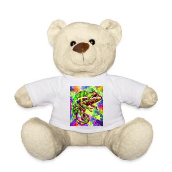 chameleon - Teddy Bear - white - Front