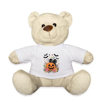 Citrouille d’Halloween - Nounours - blanc - Devant