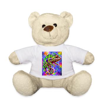 chameleon - Teddy Bear - white - Front