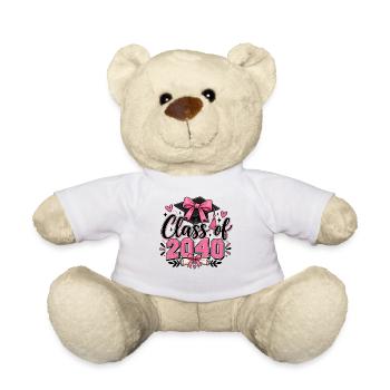 Class of 2040 Graduation Dream - Teddy Bear - white - Front