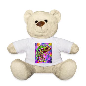 chameleon - Teddy Bear - white - Front