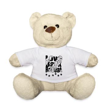 For the Love of Repeating - Teddy Bear - white - Front