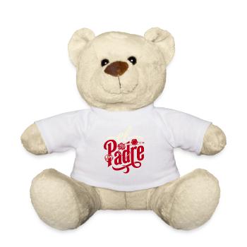 El Padre Patron Famille Cadeau Rétro - Teddy - Weiß - Vorne