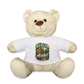 Berlin Moabit – Urbaner Kiez - Teddy - Weiß - Vorne