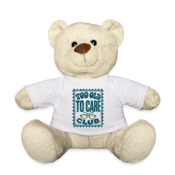  Zu Alt, Um Sich Zu Kümmern Club Boomer Retro - Teddy - Weiß - Vorne
