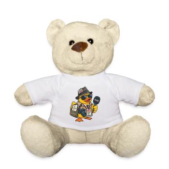 00-QUAK – Der Reporter - Teddy - Weiß - Vorne