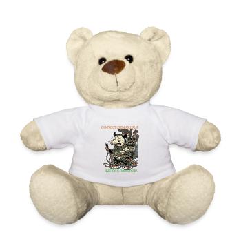 Sysadmin T-Shirt Server Kabelsalat IT Admin - Teddy - Weiß - Vorne