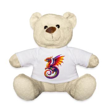 Drache - Teddy - Weiß - Vorne