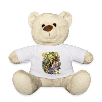 Mondlicht-Fee im Waldtraum - Teddy - Weiß - Vorne
