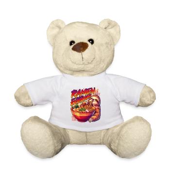 Ramen Entspannung Faultier Nudeln Japan - Teddy - Weiß - Vorne