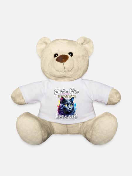 Russisch Blaukatze Mädchen - Teddy - Weiß