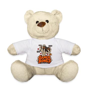 Gamer Bones Anatomie Controller - Teddy - Weiß - Vorne