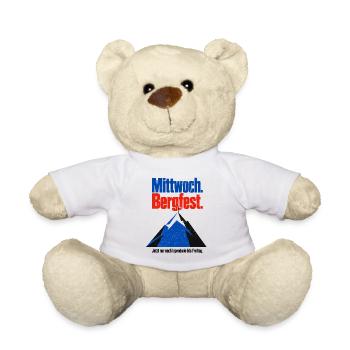 Kann doch nicht sein dass erst Mittwoch ist! - Teddy - Weiß - Vorne