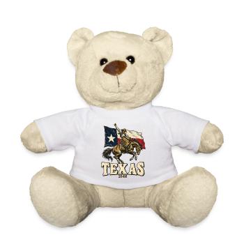 Texas 1845 Western Reiter Flagge - Teddy - Weiß - Vorne