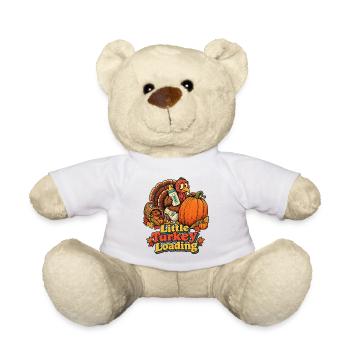 Thanksgiving-Truthahn Little Turkey Loading Baby - Teddy - Weiß - Vorne