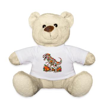 Dia De Los Muertos Dinosaurierskelett - Teddy - Weiß - Vorne