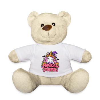 Magische Mama Einhornzauber - Teddy - Weiß - Vorne