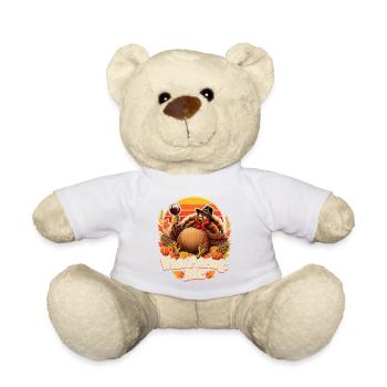Thanksgiving Truthahn Weinpaarung - Teddy - Weiß - Vorne
