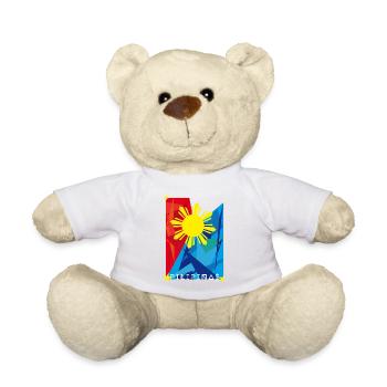 Philippinen Sonnenflagge Filipino Pride - Teddy - Weiß - Vorne