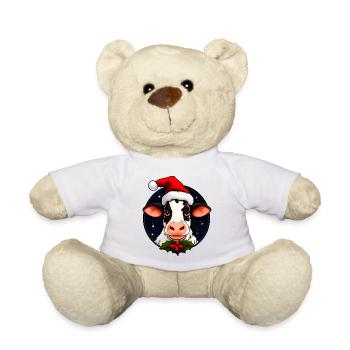 Kühe Christmas - Teddy - Weiß - Vorne