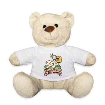 Ich antworte in 3 bis 5 Werktagen - Teddy - Weiß - Vorne
