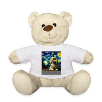 Zwergwidder Kaninchen Starry Night - Teddy - Weiß - Vorne