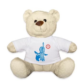 Kendo & Mon Wappen - Teddy - Weiß - Vorne