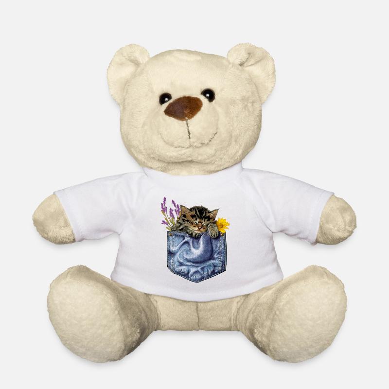 Kätzchen Tasche - Teddy - Weiß