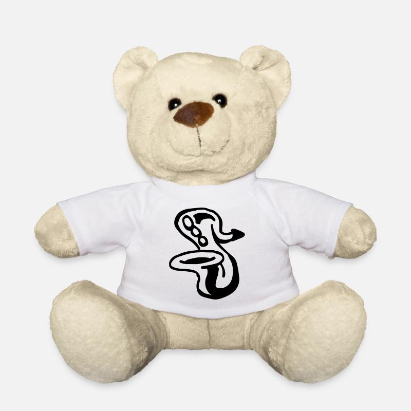 Saxophon - Teddy - Weiß