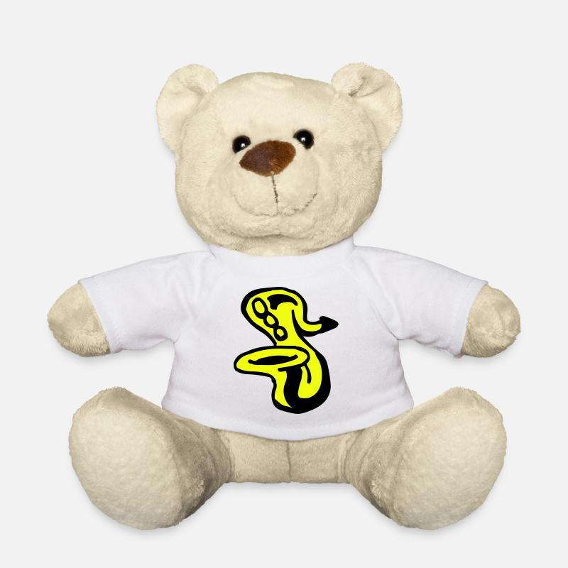 Saxophon - Teddy - Weiß