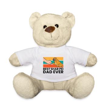 Best Shar Pei Dad Ever Shar Pei Dog Dad - Teddy Bear - white - Front