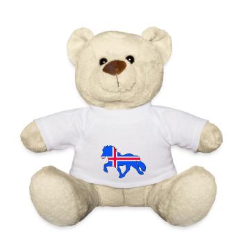 tölter flag iceland - Teddy - Weiß - Vorne