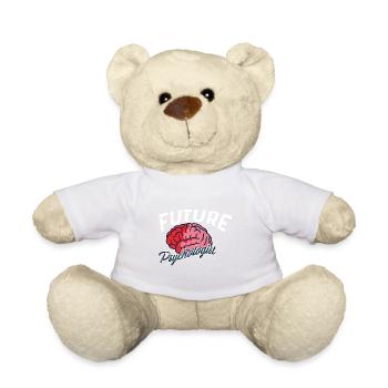 Future psychologist psychology student Gift - Teddy Bear - white - Front