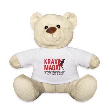 Israelischer Kampfsport Krav Maga - Teddy - Weiß - Vorne