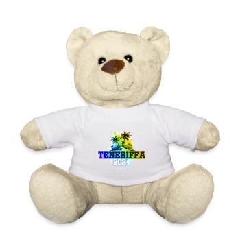Teneriffa 2024 Urlaub Palmen Bunt - Teddy - Weiß - Vorne