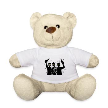 Bräutigam Junggesellenabschied Team - Teddy - Weiß - Vorne