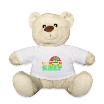 The Gardener Retro Grunge Plant Lover Aesthetic - Teddy - Weiß - Vorne