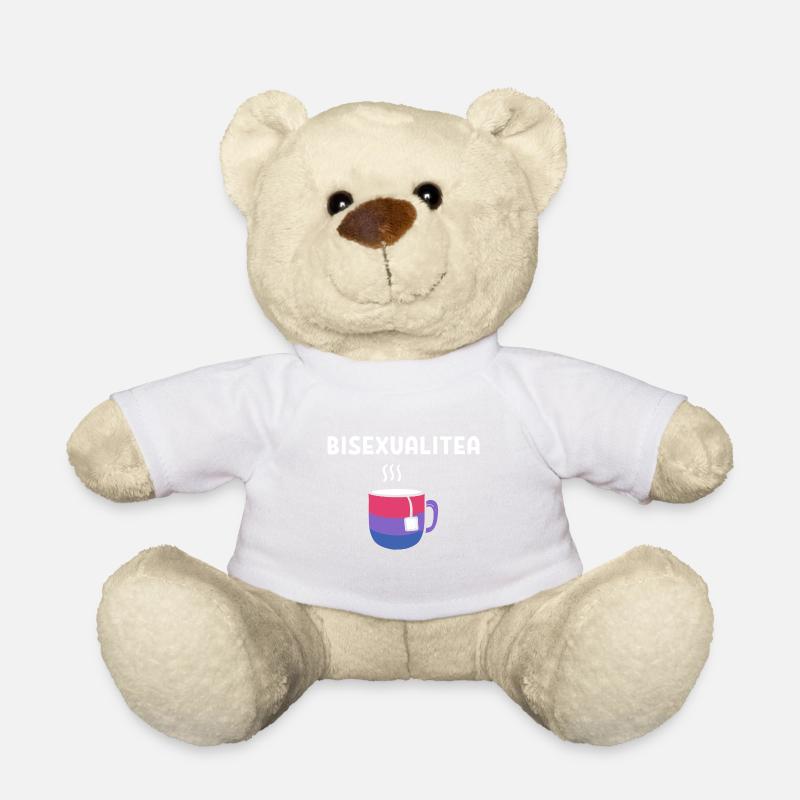 Bisexualitea. Bisexuell Gift - Teddy - Weiß