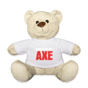 Apportez-moi Ax Lumberjack Gift - Nounours - blanc - Devant
