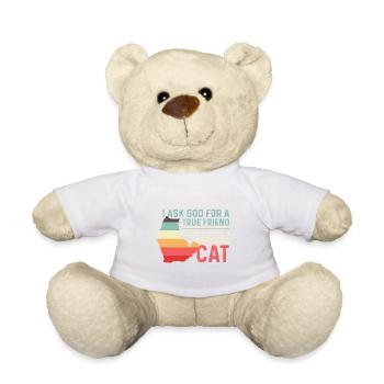 A Ragdoll Cat Friendly Person Gift - Teddy Bear - white - Front