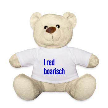 I red boarisch - Teddy - Weiß - Vorne