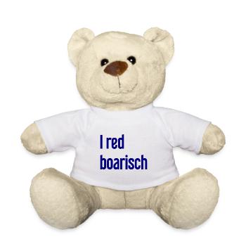 I boarisch rouge - Nounours - blanc - Devant