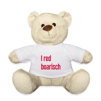 I boarisch rouge - Nounours - blanc - Devant