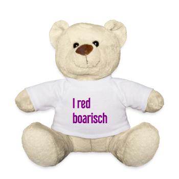 I red boarisch - Teddy - Weiß - Vorne