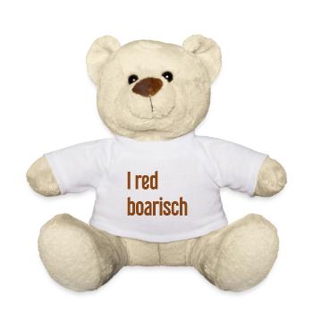 I red boarisch - Teddy - Weiß - Vorne